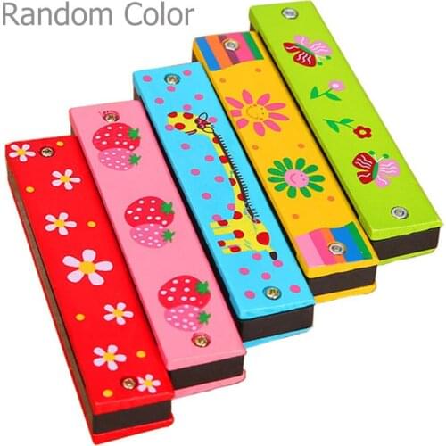 Kids Harmonica Cute Cartoon Harmonica Kids Wind Instrument Beginner Musical Educational Toys for Children