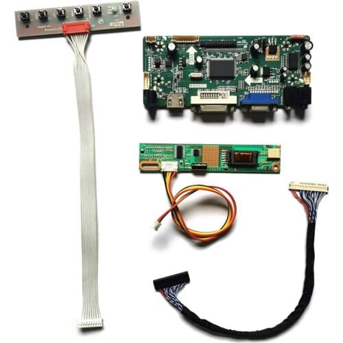 For N184H3/LTN160HT01/LQ164M1LD4C M.NT68676 display controller board DIY kit screen 1CCFL 1920*1080 LVDS 30-Pin VGA+DVI