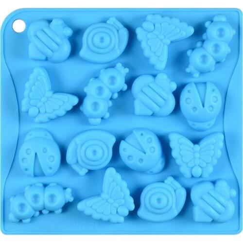Baking Tools Insect/Bee/ Butterfly Shape Cake Mold Silicone Mold Candy Jelly Chocolate Mould Fondant Cake Decoration