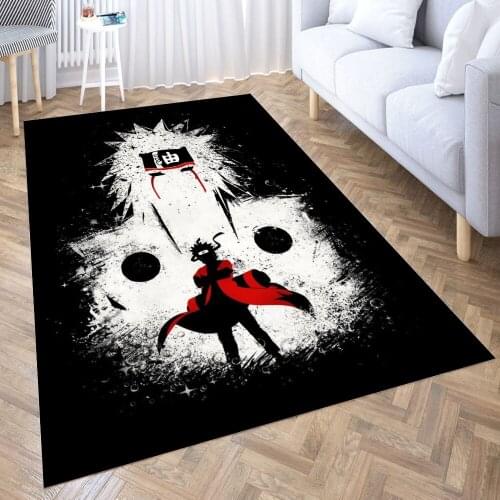 N-ar-uto Jir-aiya Rugs Non-Slip Floor Mat Doormats Home Rug Carpet Bedroom Entrance Door Mat Kitchen Rugs Yoga Mat Doormat Decor