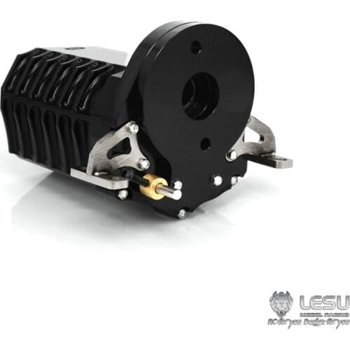 LESU 3Speed Metal Gearbox Transmission A for 1/14 RC TAMIYA Tractor Truck Dumper Model Car Toys Scania Benz MAN