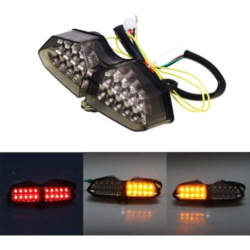 Motorcycle Rear Tail Light Brake Turn Signal Integrated LED Light Lamp For YAHAMA YZF R6 YZFR6 YZF-R6 2003 2004 2005 03 04 05