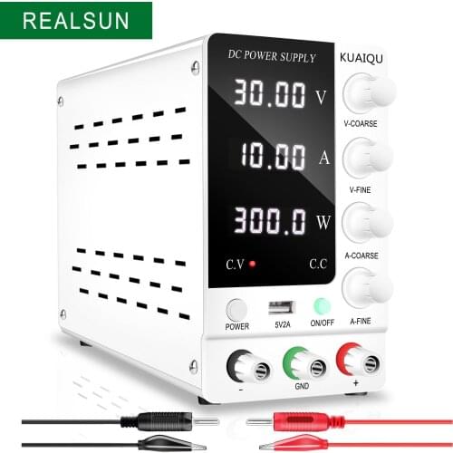 Newest Lab DC Power Supply Adjustable 30V 10A 120V 3A 60V 5A Voltage Stabilizer Regulator USB Switching Power Source 110V 220 V