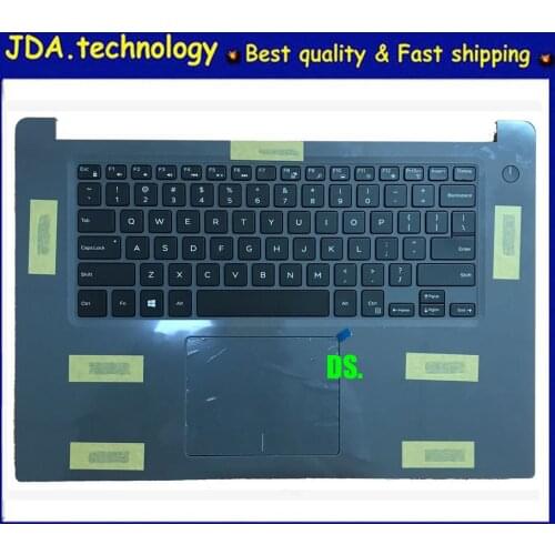 New/Org palmrest topcase for DELL Inspiron 15 7560 7572 15-7000 palmrest US keyboard upper cover Touchpad