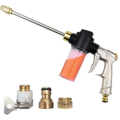 High Pressure Water Gun Garden Hose Sprayer Washing Machine Car Washer Spray Nozzle Foam Sprinkler Irrigation Set Garden Tools