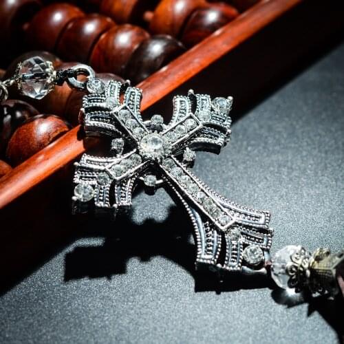 Alloy Car Pendant Jesus Cross Home Decoration Christian Decoration Articles