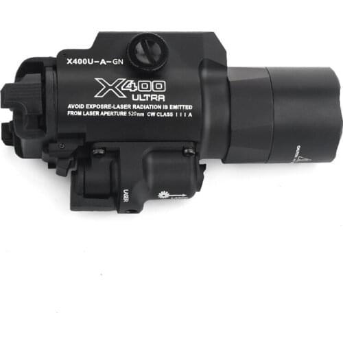 WADSN Airsoft X400U Rifle Laser Metal Green Dot Dual Beam Laser Sight Scoutlight Tactical DBAL PEQ Aiming Lights Without IR