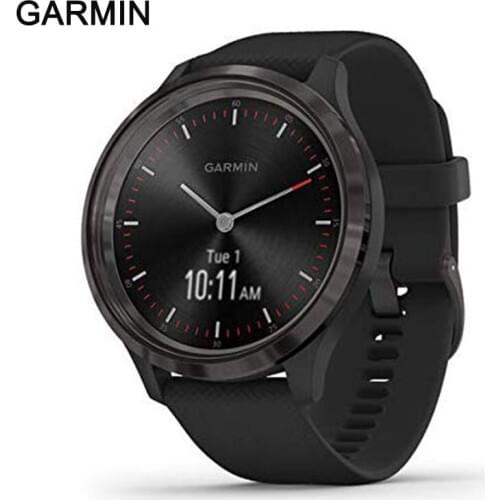 Garmin move 3, Hybrid Smartwatch with Real Watch Hands and Hidden Touchscreen Display heart rate monitor women smart watch men