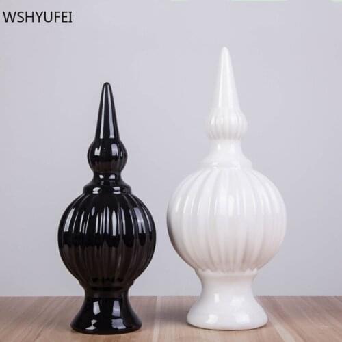 European Style Ceramics Crafts Living Room Decoration Pearl of The Orient Home Accessories Study Bogu Shelves Art Decor Ornament