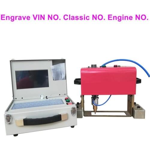 Factory Price chassis number machine pneumatic CNC Dot Pin Marking Machine for Metal Parts 140*40mm