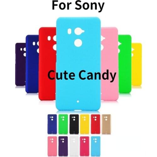 Hard Cute Candy Case For Sony X PERIA 5 10 XP5 1 20 ACE 2 XZ5 XA4 XZ5 L4 XZ4 mini XZ4 XA3 L3 XZ3 Matte Plastic Shockproof Case