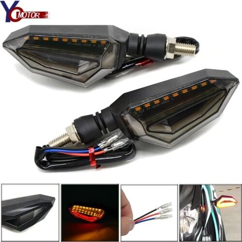12V Motorcycle Spirit Beast modified lighting led turning signals daytime light Amber Lamp FOR DUCATI MONSTER 696 796 RC390