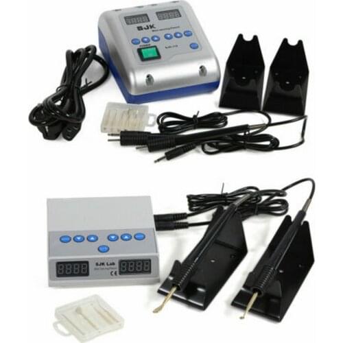 2 Types 110V Kit Dental lab Machine Digital Electric Wax Heater Knife Carving Pen Double Pencil Pot&6 tips