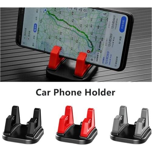 2021 Universal Car Phone Holder Dashoboard Smartphone Stand 360 Degree Rotation Gear Bottom Design Phones Support In Car Holder