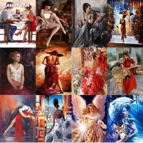 5D Diy Diamond Painting Accessories Portrait Woman Rose Full Drill Diamond Mosaic Embroidery Cross Stitch Kit Room Home Decor