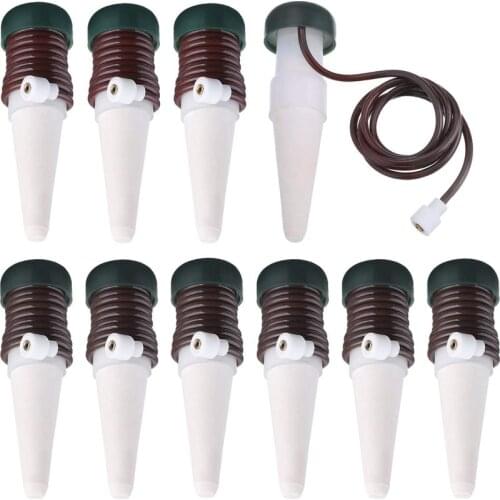 Adjustable Water Self Watering Drip Automatic Drip Irrigation Tool Spikes Flower Plant Garden Supplies Plants Garden Device