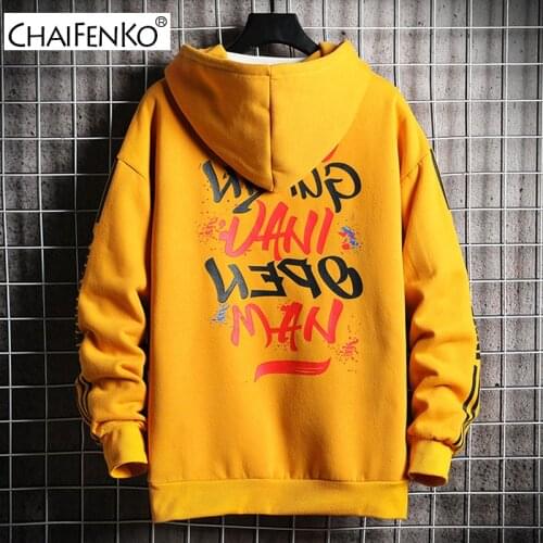 CHAIFENKO Men's Sweatshirts With Slogans