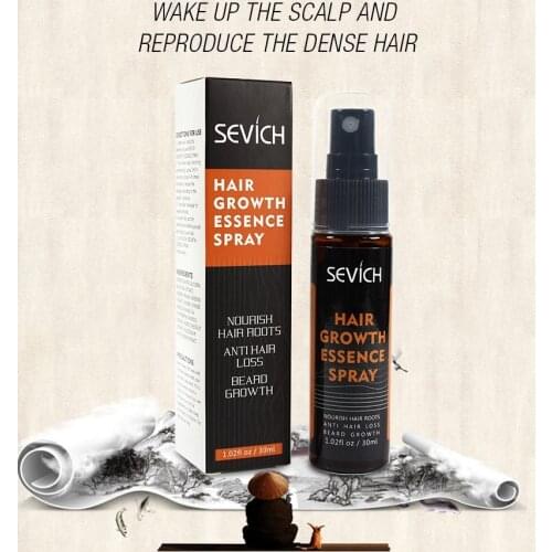 Sevich Hair Fast Growth Essence Oil For Hair Loss Treatment Hair Growth Aid Hair Care Product Natural Organic Spray 1 pcs 30ml