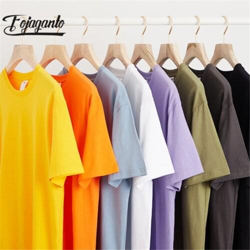 Fojaganto Men's Plain T-shirts