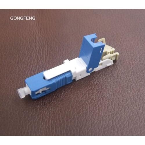 GONGFENG 100pcs New Hot SC Optic Fiber Fast Connector FTTH SC/UPC Used Fiber Cable Quick Connector Special Wholesale to Brazil