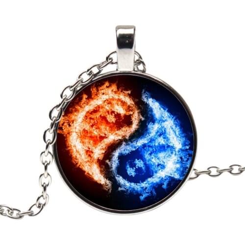 2019 hot sale new wholesale crystal jewelry pendant necklace witchcraft yin and yang gift fashion necklaces in jewelry wholesale