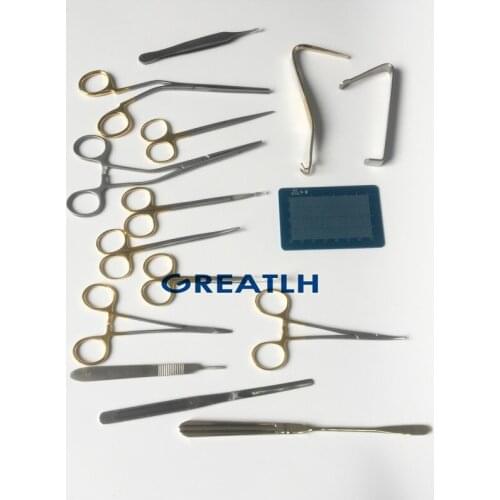 Nasal plastic surgery instrument set stainless steel
