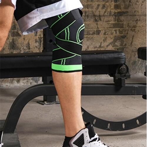 1PCS Fitness Running Cycling Knee Support Braces Elastic Nylon Sport Compression Knee Pad Sleeve for Basketball Volleyball