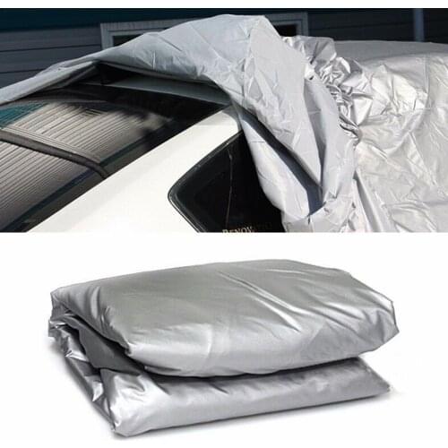 Exterior Car Covers Waterproof Sunshade Sun Bumper Protection Summer Protective Tarpaulins Universal Auto Anti Rain Body Cover