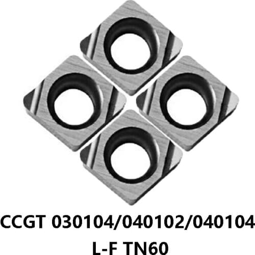 Turning Cutter CCGT030104 CCGT040102 CCGT040104 L-F TN60 CCGT 030104 040102 040104 Carbide Inserts Turning Tool CNC