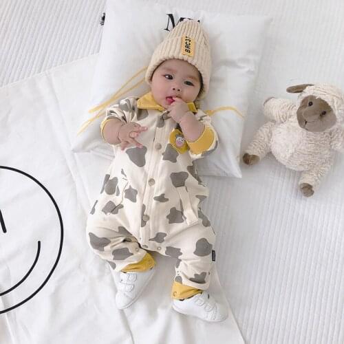 Fall Autumn Baby Long Sleeved Leisure Clothing Bodysuit for Newborns Baby Girl Outfit Suit Fleece Cotton for Babies