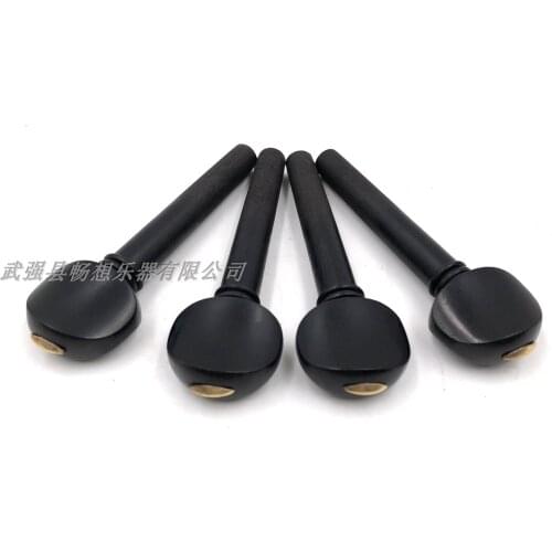 Great 20pcs ( 5 sets ) of great ebony violin pegs for 4/4 violin,violin parts