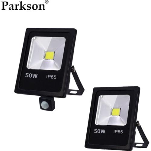 PIR Motion Sensor LED Flood Light Outdoor Waterproof IP65 10W 30W 50W 220V 240V LED Floodlight Garden Reflector LED Spotlight