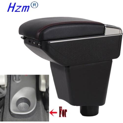 For Renault Clio 4 Armrest For Renault Clio 3 III IV Car Armrest box Car accessories Storage box cup holder ashtray USB