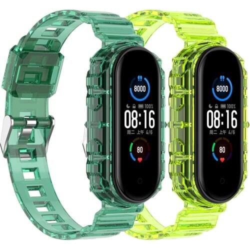 Pulseira Strap for Xiaomi Mi Band 6 5 4 3 Wristband TPU Bracelet Replacement Straps for Amazfit Band 5 Watchband Accessories