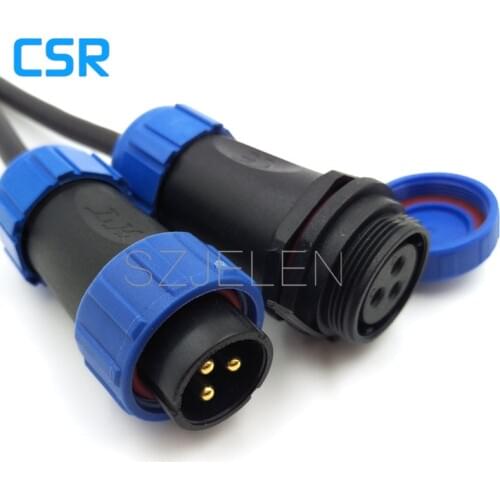 SP2110, Waterproof connector 3 pin,Seismic tensile connector, High voltage connector,Industrial Equipment Power Connector, IP68