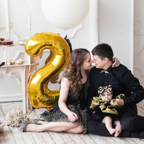 1Pc 40Inch Gold Foil Number Balloons 0 1 2 3 4 5 6 7 8 9 Birthday Party Baby Shower Wedding Decoration supplies Event Party