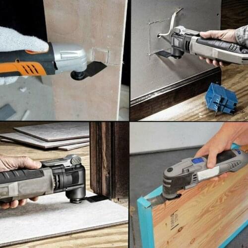 1Pcs 34mm Universal HCS Oscillating Multi Tool Saw Cutter Wood Woodworking Blades Power Tools Cutting Multitool For Metal G6U6