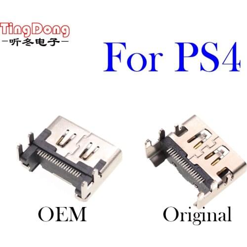 1PCS HDMI -compatible Port Connector Socket For Sony PlayStation 4 PS4 Motherboard HDMI Jack