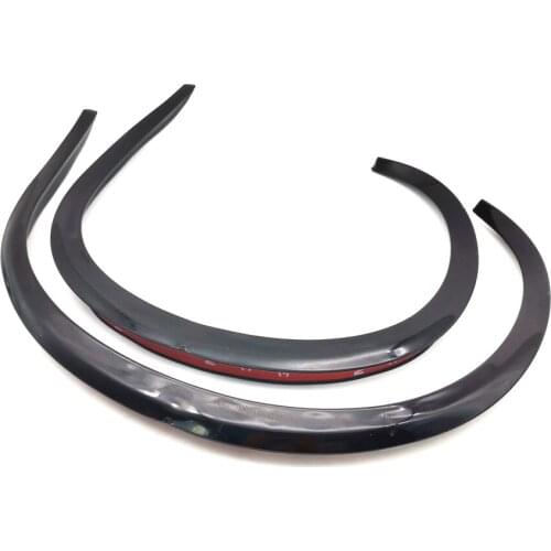 2x Car Wheel Arch Trim Fender Flare Wheel Eyebrow Protector Sticker Rubber Strip