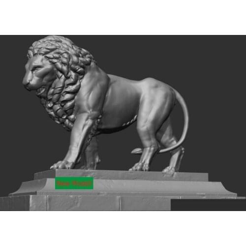 3D model stl format, 3D solid model rotation sculpture for cnc machine lion