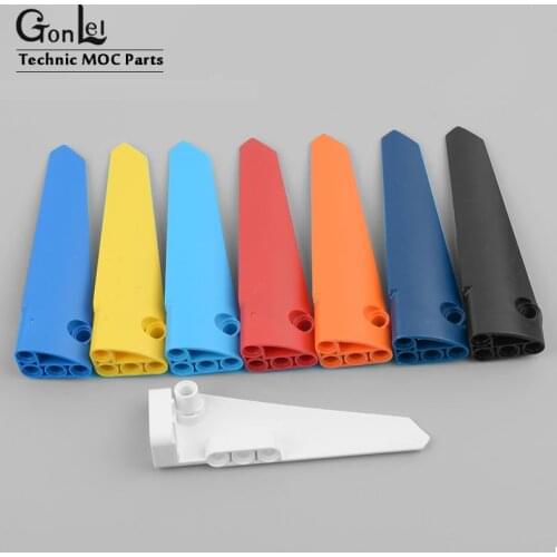 4Pcs/lot High-Tech Panel Fairing #6 Long Smooth, Side B 3x11 MOC Building Blocks Bricks Parts Compatible with 64393 DIY Car Toys