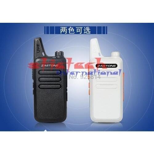 By dhl or ems 50pcs ZT-X6 Mini Walkie Talkie with Headset 400-470Mhz Frequency UHF Handheld Radios Comunicador Two Way Radio