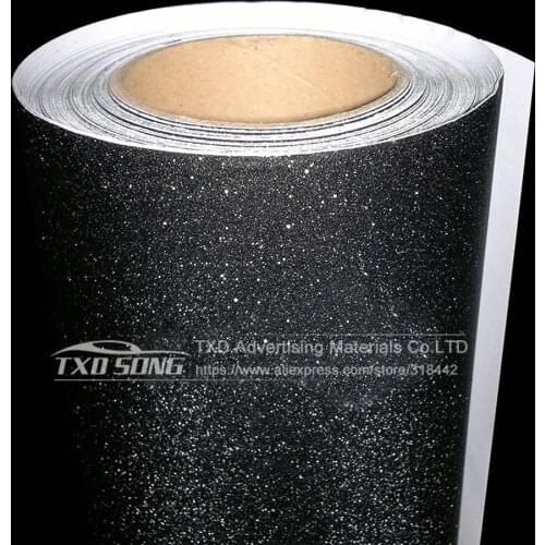 Car Styling black Glitter Diamond Vinyl Films Wrap For Car Body Car Sticker Auto decoration motorcycle decal
