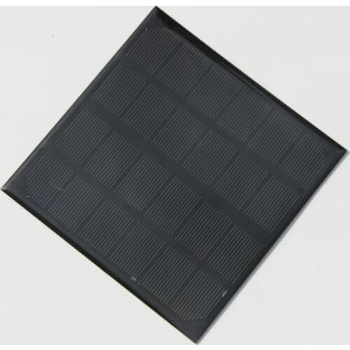 BUHESHUI A Grade Solar Cell Monocrystalline Solar Panel Module DIY Solar Charger 3W 6V 145*145MM Epoxy 5pcs/lot Free shipping