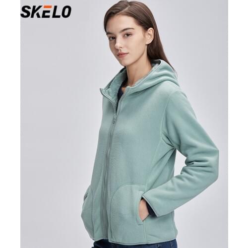 2020 Autumn Hiking Jacket Women Polar Fleece Hooded Coat Thermal Outdoor Sport Warm Heated Camping Mountain Trekking Jacket