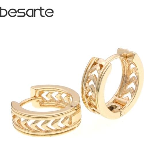Small Gold Hoop Earrings For Women Jewelry Gold Earings Oorbellen Goud Boucle d'oreille Kolczyki Brincos Argola Ouro Kupe E3401