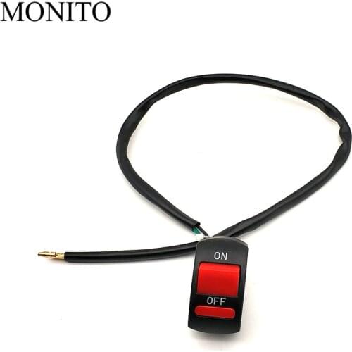 Motorcycle Button Connector Switch light LED Switch Connector Push For KAWASAKI Z900 Z650 Z800 NINJA 250 300R 300 Z250 Z300 250R