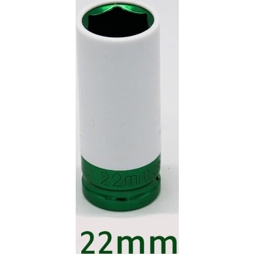 22 mm 1/2" Sleeve Wall Deep Impact Nut Socket Alloy Wheel Deep Impact Nut Socket Set