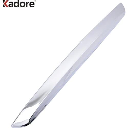 Rear Trunk Cover Trim For Chevrolet Aveo Sonic Sedan 2011 2012 Chrome Tailgate Tail Gate Strip Garnish Car Styling Accessories