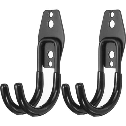 Wall Mount Garage Bike Hanger Hook Heavy Duty Metal Hooks Garden Warehouse Bathroom Organizer Hooks With Screw